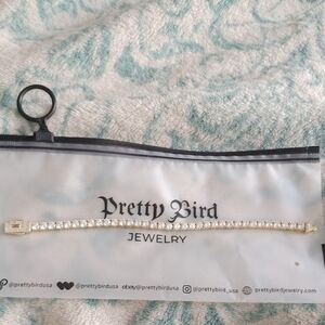 Tennis Bracelet Yellow Gold Plated